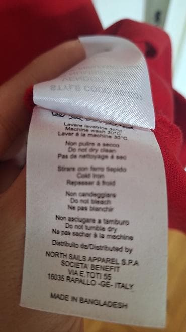 the north face kačket: Majica North Sails muška crvena na kragnicu - Brend: North Sails — 5