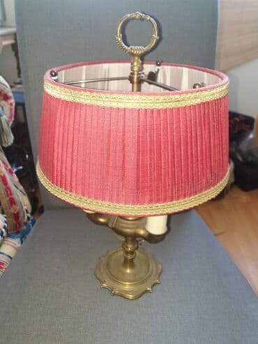 rm led rasveta: Table lamp, color - Red, Used — 1