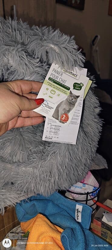 propalin sirup za pse cena: NOV krevet za macke 👌🐱🐱 preslatko je Dimenzije 42x35 cm Unutra dusek — 8