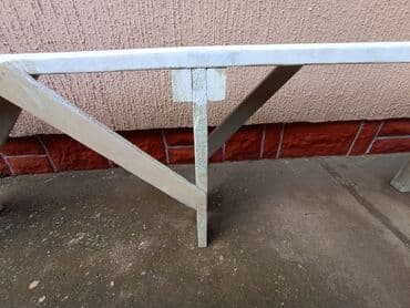 stolovi za decu: Sto i klupe za slave,veselja i slično,sto drveni-rasklopiv, debljina — 14