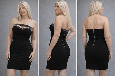 Predivna Topić haljina Vel S Izuzetno lep model Napred sa cirkonima na lalafo.rs Predivna Topić haljina Vel S Izuzetno lep model Napred sa cirkonima