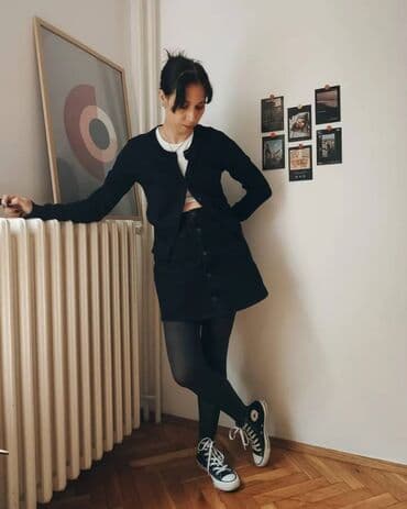 Suknje: L, Mini, bоја - Crna — 5