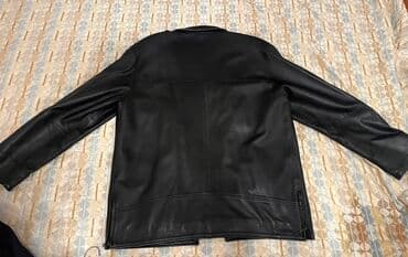 kožne pantalone: Kožna jakna Prava koža, 2XL (EU 56), Luciano Bellini, bоја - Crna — 5