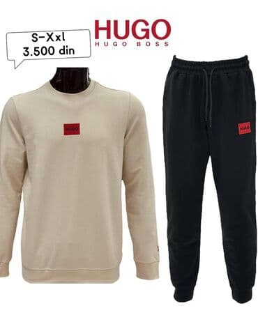 majice u boji: Komplet, Hugo Boss, bоја - Maslinasto zelena, Pamuk — 4