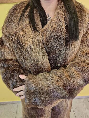 Skafanderi: Bunda od nutrije – ženska, veličina 2XL - Prirodno krzno nutrije u — 3