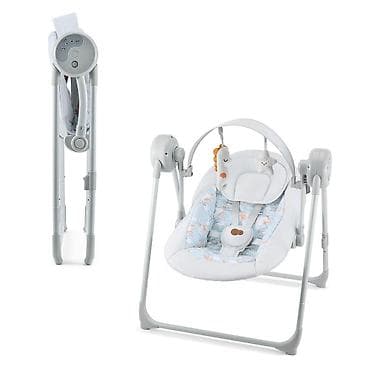 uradi sam trpezarijske stolice: Kinderkraft stolica za ljuljanje SWINGEE grey (šifra: KBSWIN00GRY) — 3
