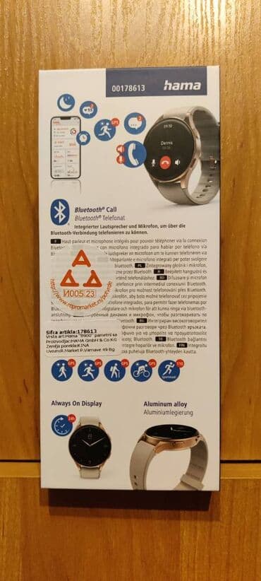 sat sa kazaljkama: Smart watch, Hama, Ženski — 3