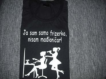 haljinica i šeširic: Majice zenske sa štampom. Različiti motivi i natpisi. - Crne majice — 4