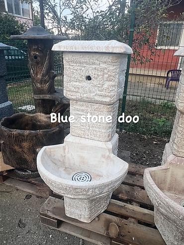 case za vino maxi: Dekorativna spoljašnja česma od veštačkog kamena - Materijal — 1