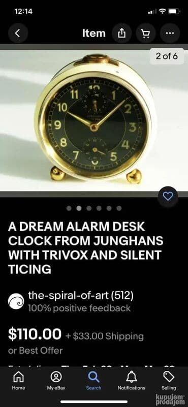 posveta na satu: Original vintage Junghans silent sat. Sat radi necujno mada je — 5