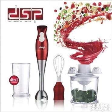 Blenderi, mikseri: DPS blender set 4u1 KM dinara Slim ergonomic shape and Stylish Design — 1