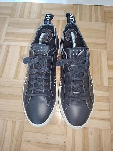 air max crne: Hugo kožne patike – crne UG 27cm - Brend/model: Hugo - Materijal — 1