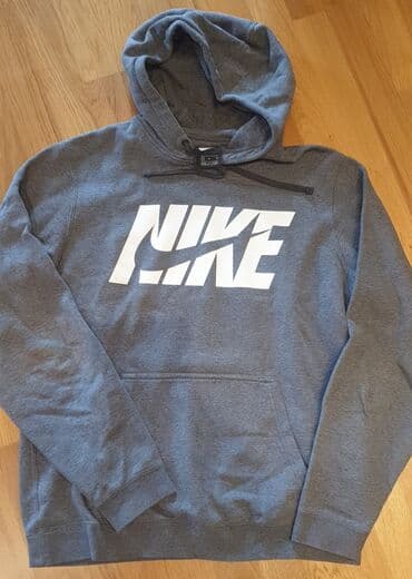 parke sa prirodnim krznom: NIKE original dukserica za muškarce. Sa kapuljačom, kvalitetan duks — 2