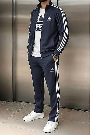 torba blackhawk nova: Trenerka Adidas, bоја - Tamnoplava — 1