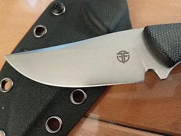 ski komplet za decu: Fiksni nož sa futrolom - Oštrica: drop-point profil, mat saten — 4