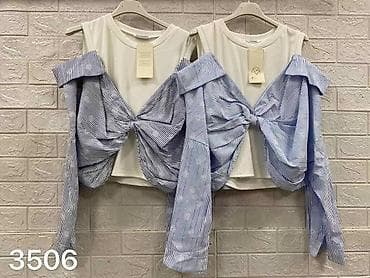 pull and bear jakne cena: Bluza/top sa spuštenim ramenima i čvorom sprijeda – Emi Moda, Made in — 4