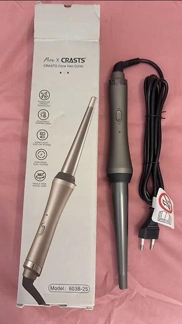 - Konusna keramička figaro presa za kosu (turmalin-keramika) za mekane