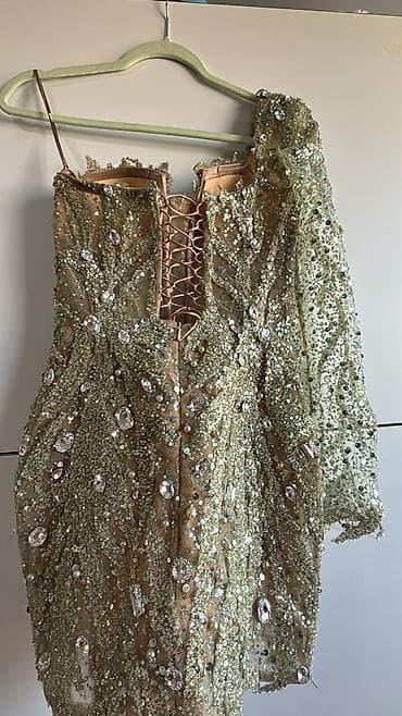 torbe preko ramena: Ekskluzivna mini haljina ručnog rada. - Fason: kratka, uska silueta — 6