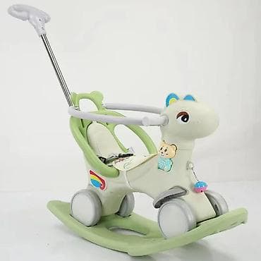baby bjorn kengur: GURALICA/KLACKALICA MODEL 620-1 ZELENA 4u1 multifunkcionalna igračka — 1