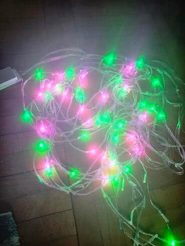 lampice za zavese: LED traka, bоја - Šareno, Novo — 4