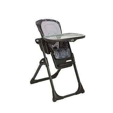 Feeding chairs: Joie hranilica MIMZY Recline, ABC Charcoal Šifra proizvoda: 4110 2u1 — 1