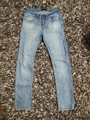 cizme emelie strandberg: Farmerke, Dsquared2, bоја - Svetloplava — 2