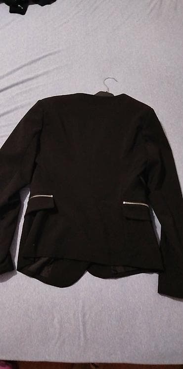 sakoi zenski waikiki: Elegantni ženski sako u crnoj boji - Klasican, strukiran kroj koji — 2