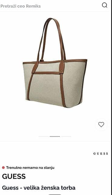 original 39: GUESS original tote bag, zaista odlična, kao nova — 7