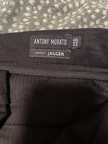 Homesuits: Antony Morato muške pantalone – model Carrot Jagger - Boja: crna - — 3