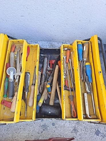 kutije za alat: Komplet ručnog alata u metalnim koferima - Više preklopnih metalnih — 4
