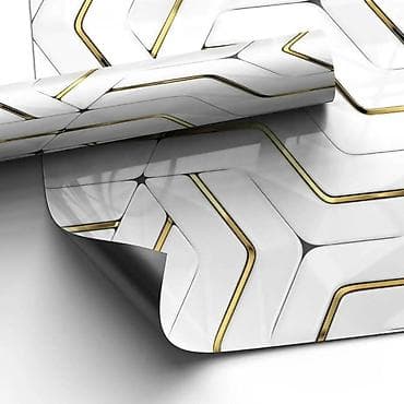 Home Decor: Samolepljive dekorativne folije u rolnama – efekat mermera i bele — 9