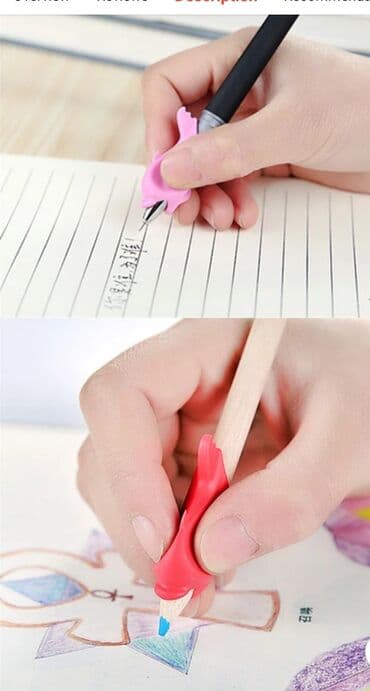 nanule za devojcice: Dečiji držač olovke Silikonski alat za učenje pisanja za bebe i decu — 2