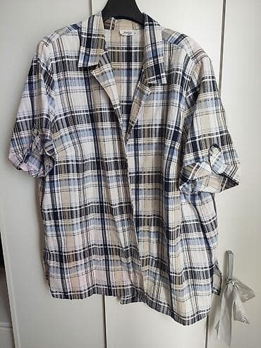 Košulja s kratkim rukavima, karirani dezen - Klasičan karirani print