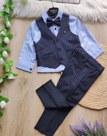 elegantni kompleti: 👔 Teget plava kombinacija 👔 Prelep komplet iz nove kolekcije - plava — 1