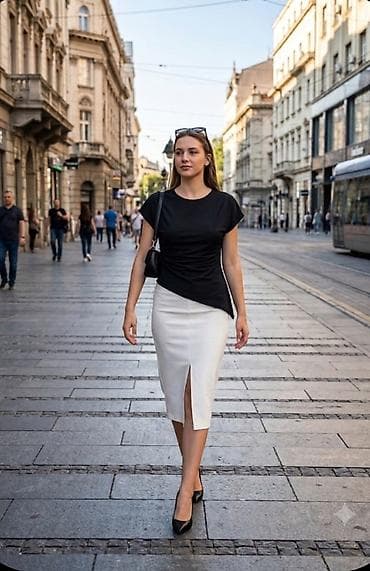 Ženske bluze/majice – set od 4 modela, kratkih i dugih rukava, raznih — 5