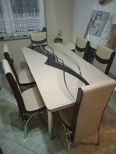 forma ideale aluminijumske stolice: AKCIJAAA STO I 6 STOLICA 300EUR Roba iz uvoza. Atraktivni dezeni — 6