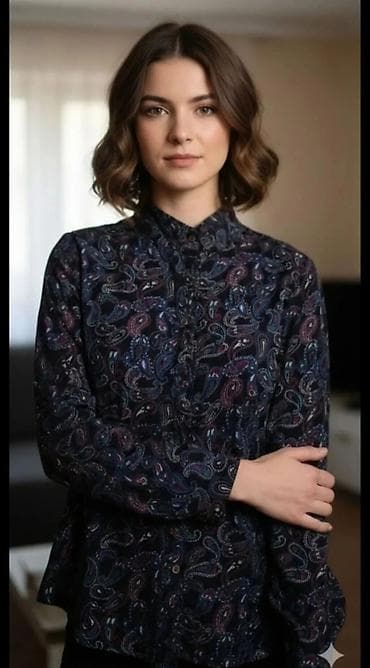 Ženska košulja sa paisley (buta) dezénom - Model: klasična košulja