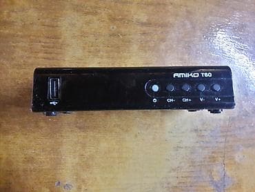 digitalna antena za tv: Amiko T60 DVB-T2 Full HD digitalni DVB-T2 prijemnik Jedan USB 2.0 — 3