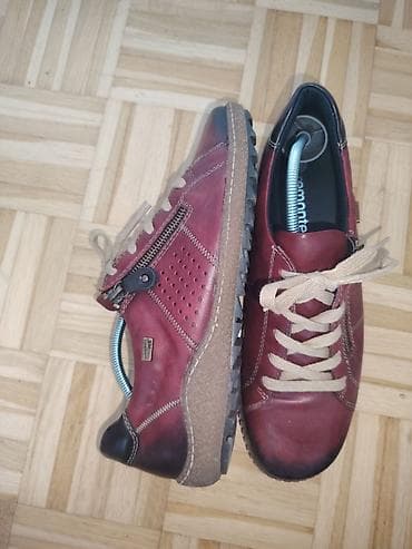 creeks patike: Kožne patike/crvene casual cipele UG 27,5cm - Materijal: prirodna — 5