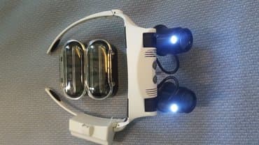 brusilice oglasi: Lupa Naocare Sa Izmenjivim Socivima Uvecanja od 3x-25x Sa Led — 2