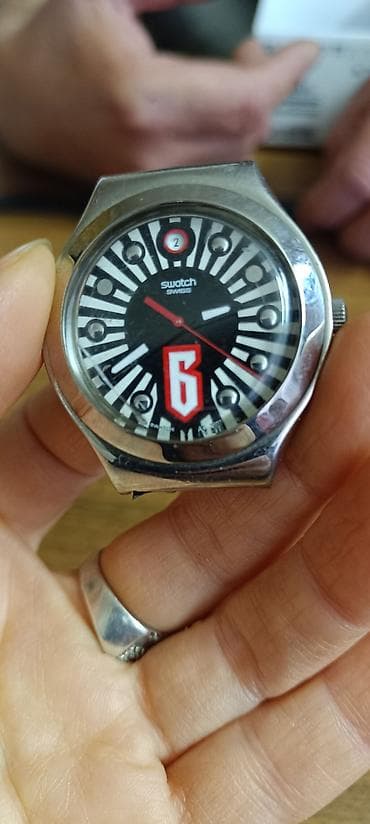 crvene mokasine zenske: Swatch Irony muški analogni sat. nema poklopac na bateriji. - — 3