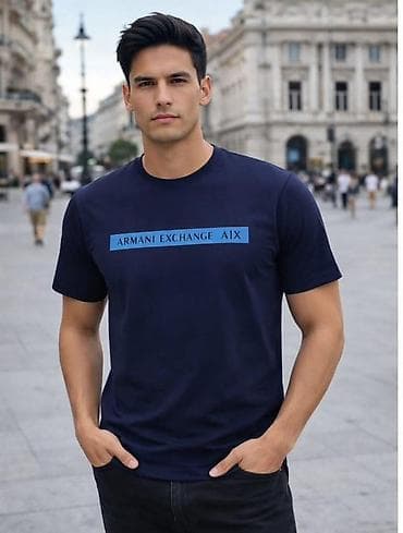 uska majca: Men's T-shirt Armani Exchange, bоја - Bela — 2