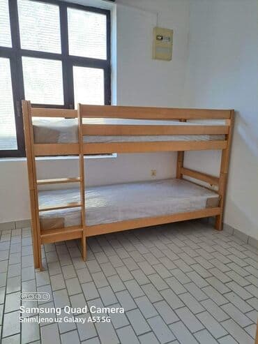 ikea baldahin za krevet: Krevet na sprat sa dusecima,novo,dimenzije 200×90
330e komad — 2