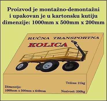 drveni sto i klupe za bastu: Rucna transportna kolica. Višenamenska rucna kolica, pogodna cak i za — 6