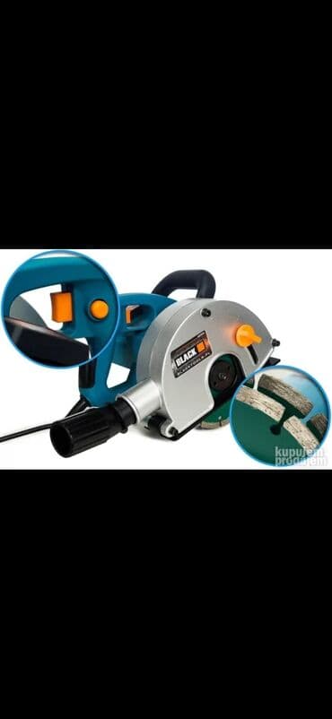 cetke za brusilicu: Cirkular za zidove Šlicerica BLACK 3000W Model 42350 Korisna je — 2