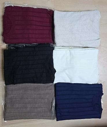 zenski svecani kompleti: Komplet kvalitetna siroka rebra sa elastinom.Dvodelni set:tunika — 3