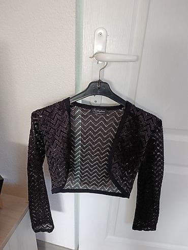 zeleni sakoi: Bolero/kratki sako od čipke – Sophiline Paris - Model: kratki bolero — 1