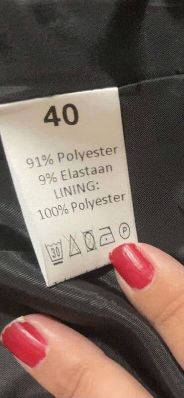 bluze ispod sakoa: L (EU 40), Poliester, Jednobojni — 6