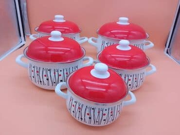 metalac šerpe cena: Emajlirani set posuđa König Cena 5600 dinara+Ptt 360 dinara. König Set — 1