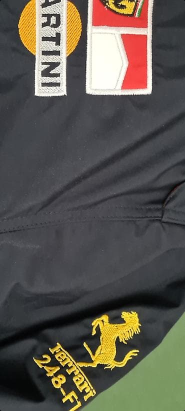 vunene jakne: ★ Na prodaju potpuno nova tamno plava trkačka jakna Ferrari F1 Michael — 8